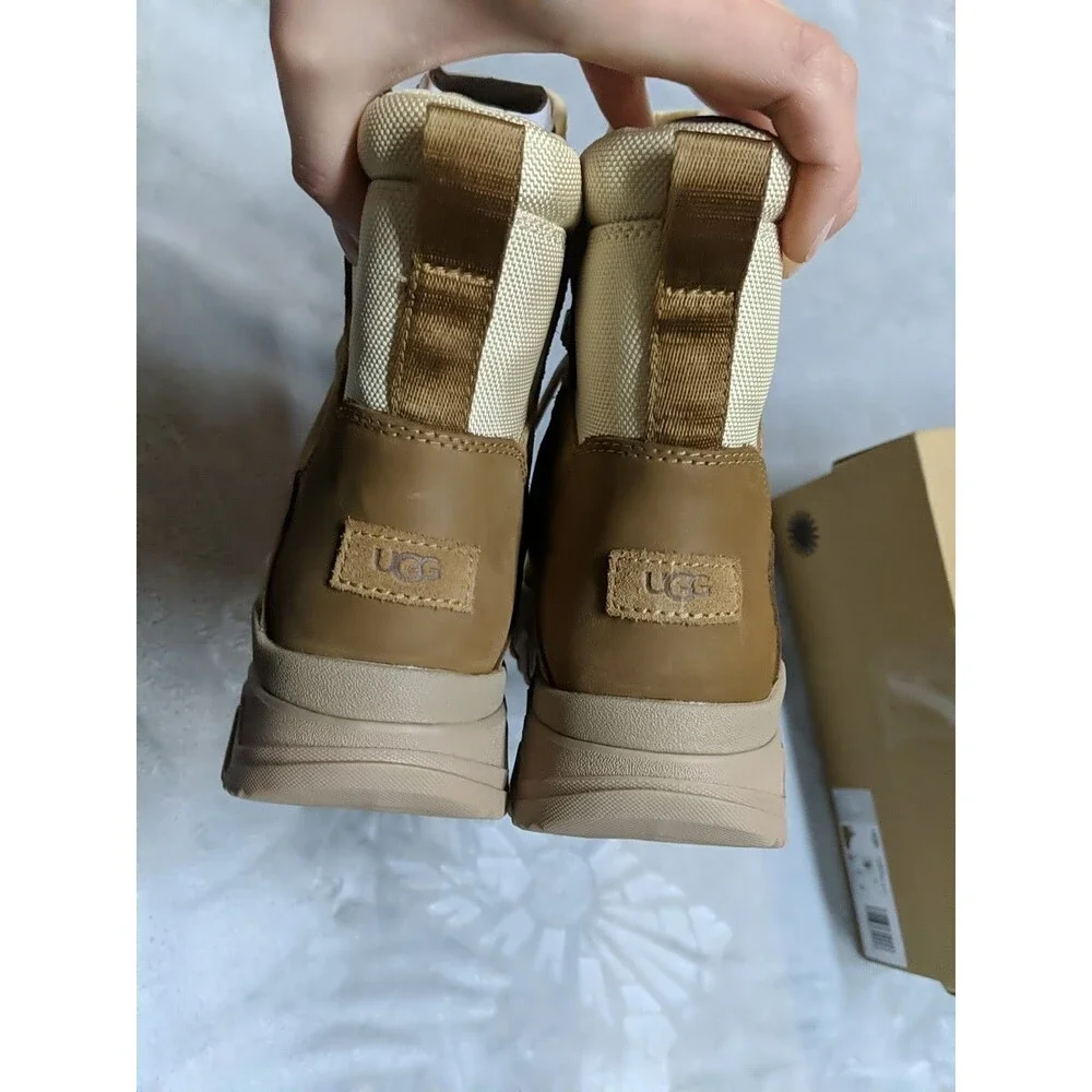 UGG‎ TERRETRAIL HI-TOP WATERPROOF SUEDE SNOW SNEAKER BOOTS, US 9